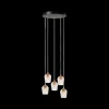 Ygo Hanglamp BERLIANE 5Del. Rond Transparant| Hanglampen