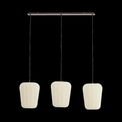 Ygo Hanglamp BIBURY 3Del. Bruin/Wit| Hanglampen