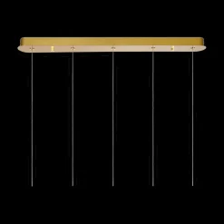 Ygo Hanglamp CINTRA Lang 5Del. Transparant| Hanglampen