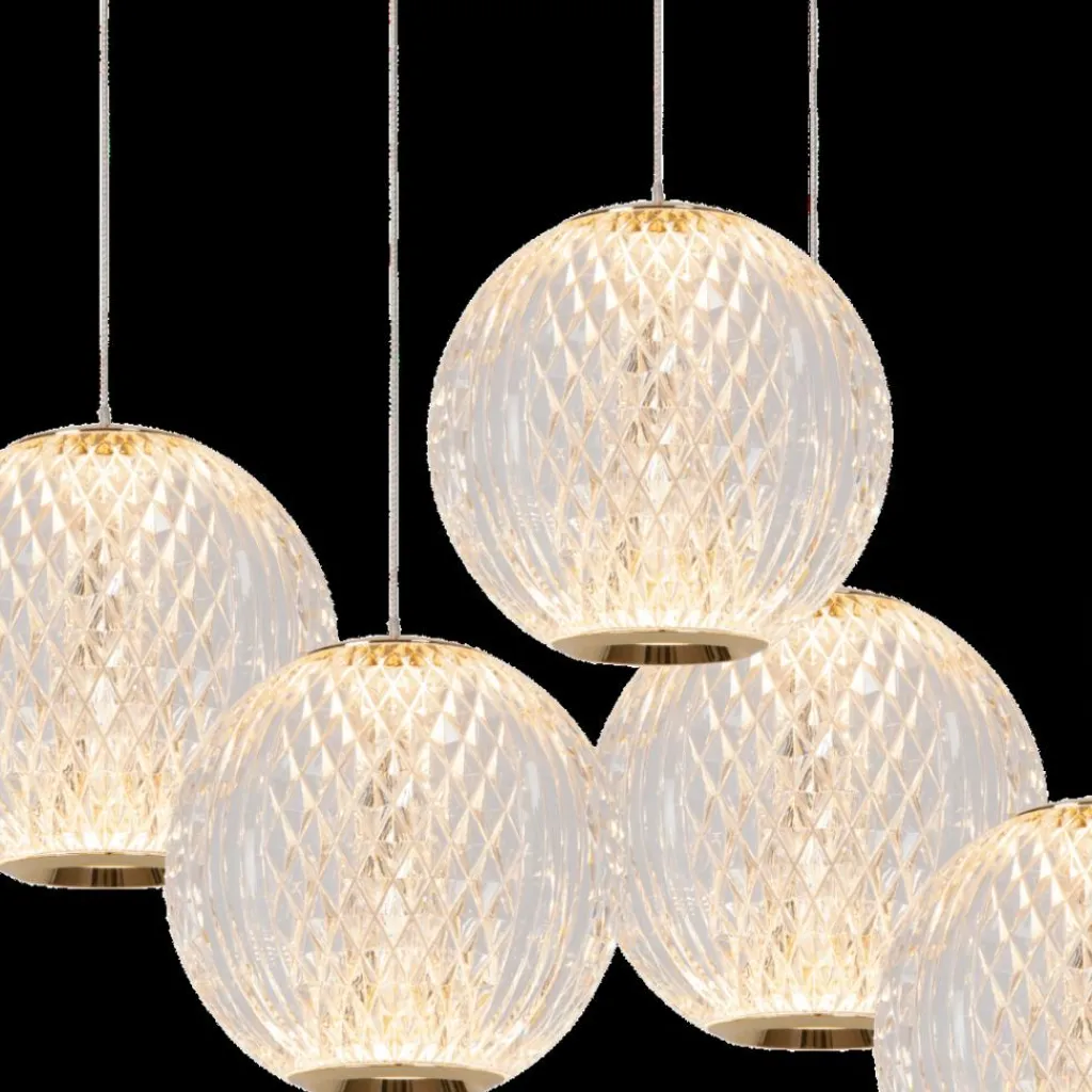 Ygo Hanglamp CINTRA Rond 5Del. Transparant| Hanglampen