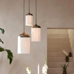 Ygo Hanglamp DANIA L Bruin/Crème| Hanglampen
