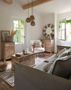 Ygo Hanglamp JILYS Rond 3Del. Naturel| Hanglampen