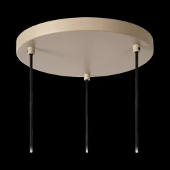 Ygo Hanglamp LAMBRES 3Del. Rond Taupe| Hanglampen