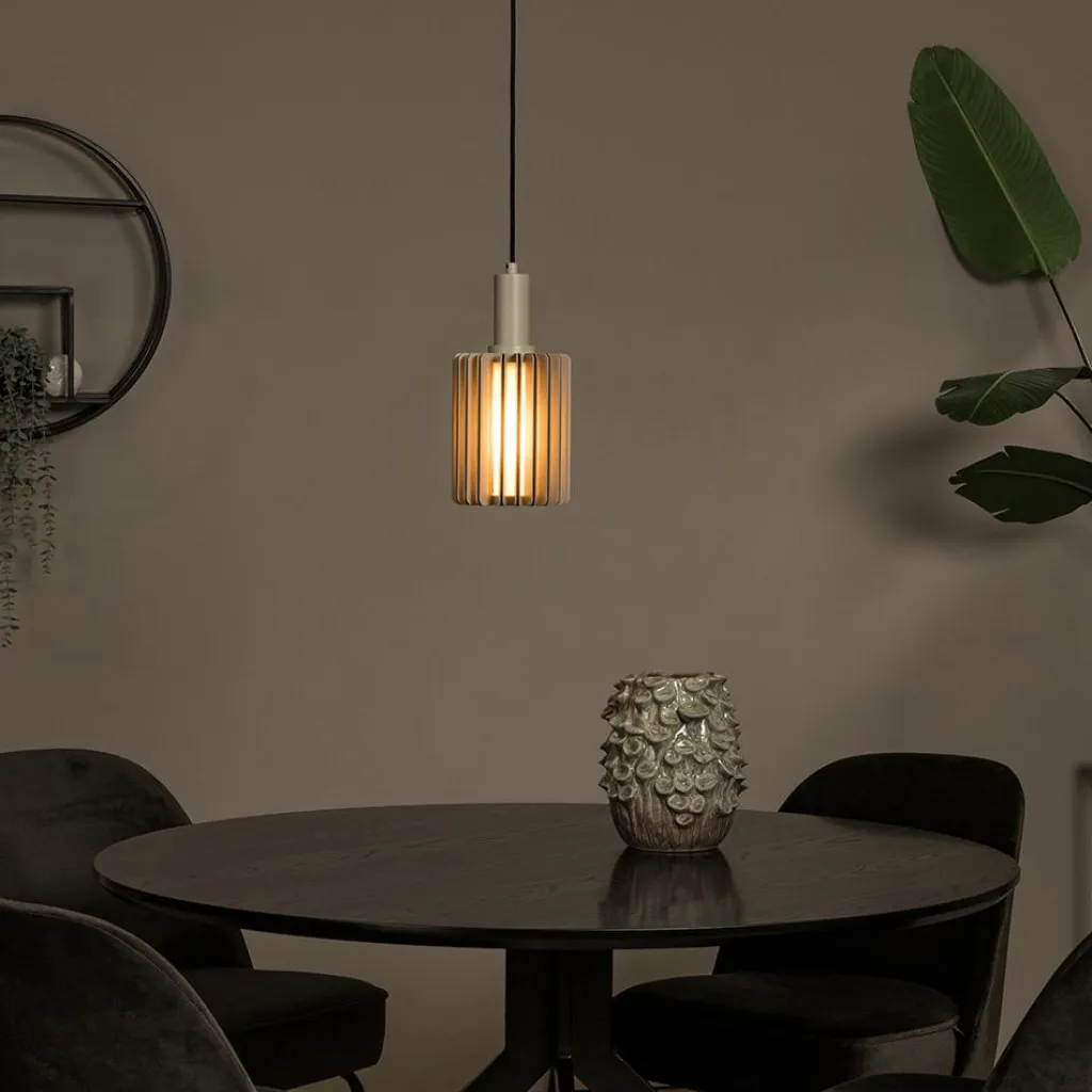 Ygo Hanglamp LAMBRES 1Del. Taupe| Hanglampen