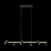 Ygo Hanglamp MARLEY 6-Delig Metaal Zwart/Goud| Hanglampen