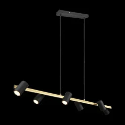 Ygo Hanglamp MARLEY 6-Delig Metaal Zwart/Goud| Hanglampen