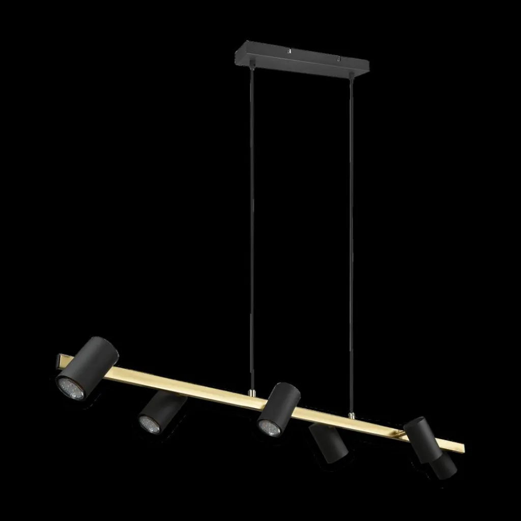 Ygo Hanglamp MARLEY 6-Delig Metaal Zwart/Goud| Hanglampen