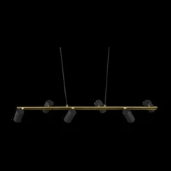 Ygo Hanglamp MARLEY 6-Delig Metaal Zwart/Goud| Hanglampen