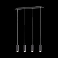 Ygo Hanglamp MARLEY 4-Delig Metaal Zwart| Hanglampen