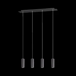 Ygo Hanglamp MARLEY 4-Delig Metaal Zwart| Hanglampen