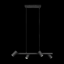 Ygo Hanglamp MARLEY 4-Delig Metaal Zwart| Hanglampen