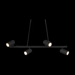 Ygo Hanglamp MARLEY 4-Delig Metaal Zwart| Hanglampen