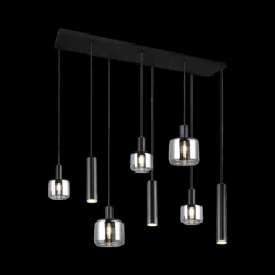 Ygo Hanglamp MATARO 8Del. Zwart| Hanglampen