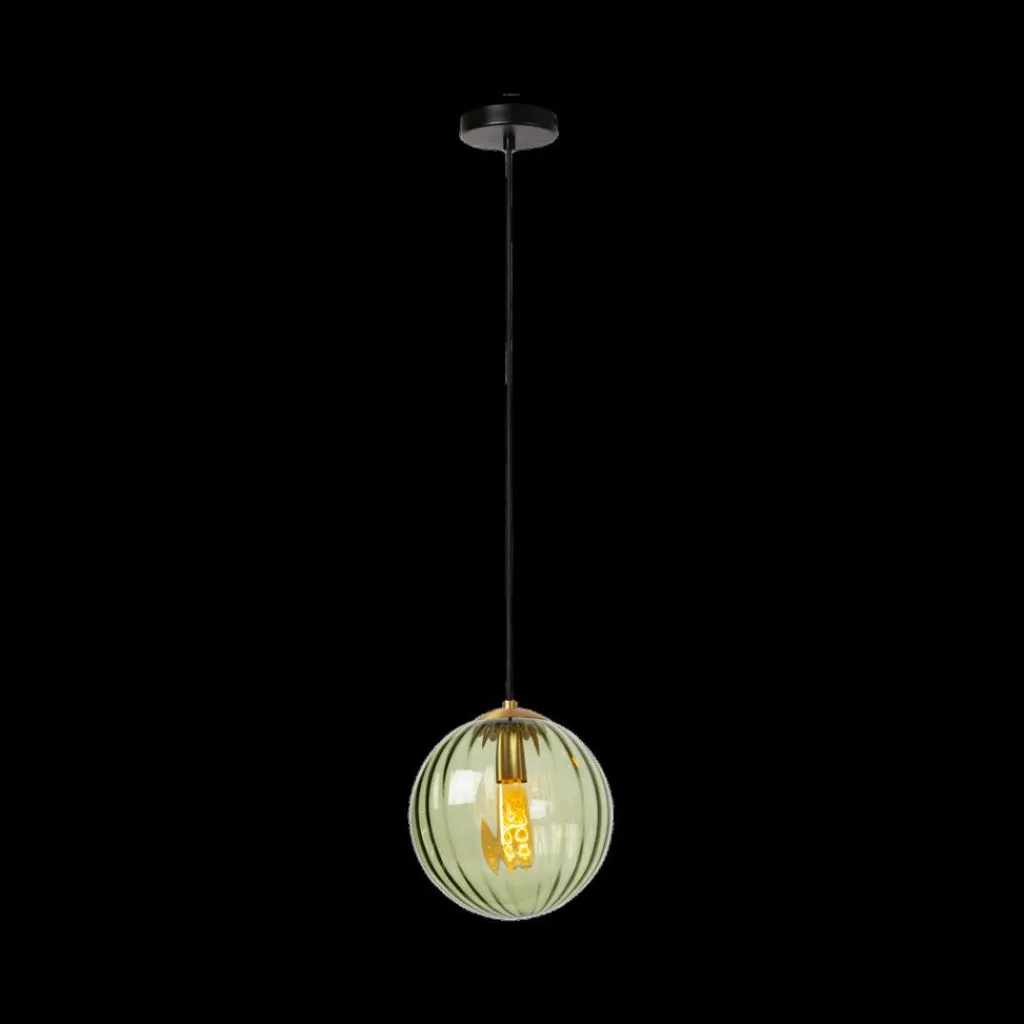 Ygo Hanglamp MONSARAZ 1Del. Glas Groen| Hanglampen