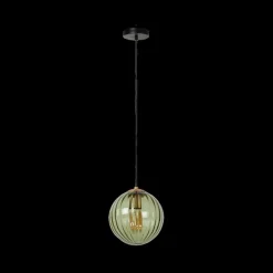 Ygo Hanglamp MONSARAZ 1Del. Glas Groen| Hanglampen