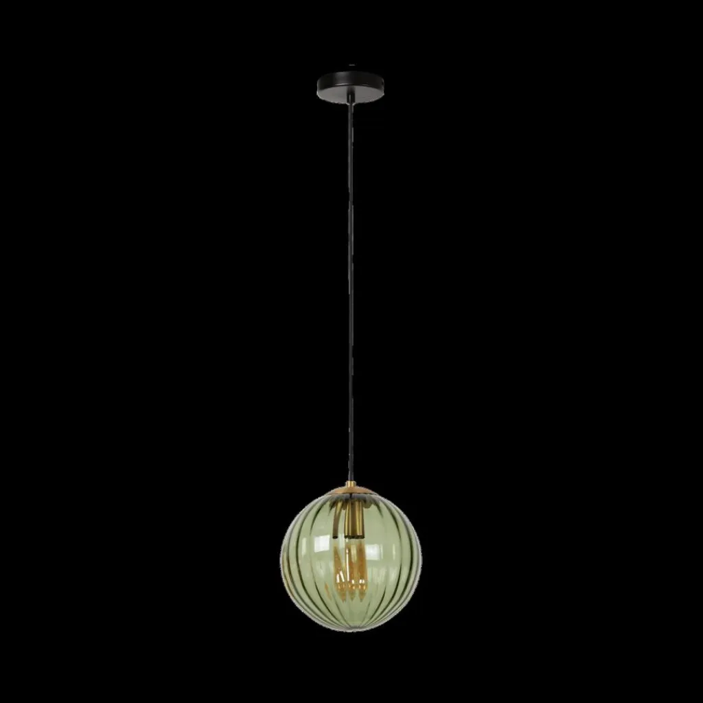 Ygo Hanglamp MONSARAZ 1Del. Glas Groen| Hanglampen
