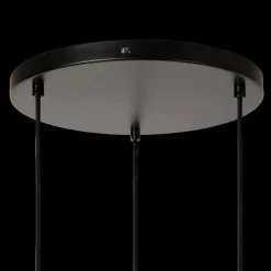 Ygo Hanglamp MONSARAZ 3Del. Glas Groen/Amber| Hanglampen
