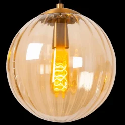 Ygo Hanglamp MONSARAZ 1Del. Glas Amber| Hanglampen