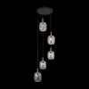 Ygo Hanglamp OKIRU 5Del. Rond Smoke Grey| Hanglampen