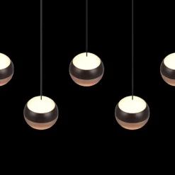 Ygo Hanglamp ORBIT 5Del. Zwart/Coffee| Hanglampen