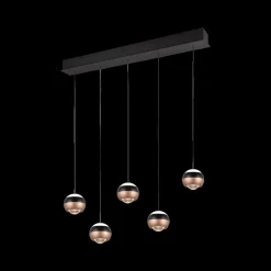 Ygo Hanglamp ORBIT 5Del. Zwart/Coffee| Hanglampen