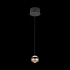 Ygo Hanglamp ORBIT 1Del. Zwart/Coffee| Hanglampen