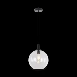 Ygo Hanglamp OSIRA Ø25 Zwart/Glas Helder| Hanglampen