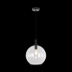 Ygo Hanglamp OSIRA Ø30 Zwart/Glas Helder| Hanglampen