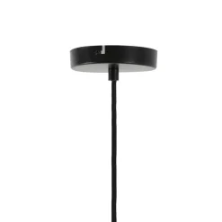 Ygo Hanglamp RAKEL L Ant. Brons/Glas Smoke| Hanglampen