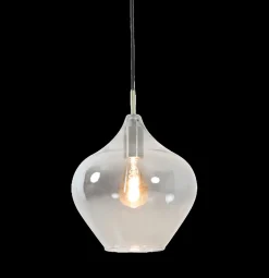 Ygo Hanglamp RAKEL XL Ant. Brons/Glas Smoke| Hanglampen