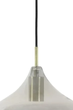 Ygo Hanglamp RAKEL XL Ant. Brons/Glas Smoke| Hanglampen