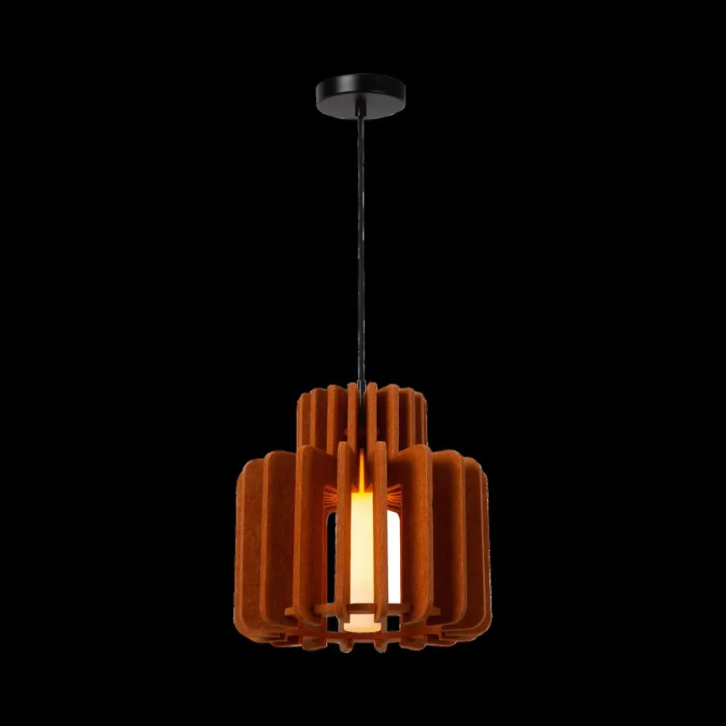 Ygo Hanglamp ROLLO 1Del. Ø31 Terracotta| Hanglampen