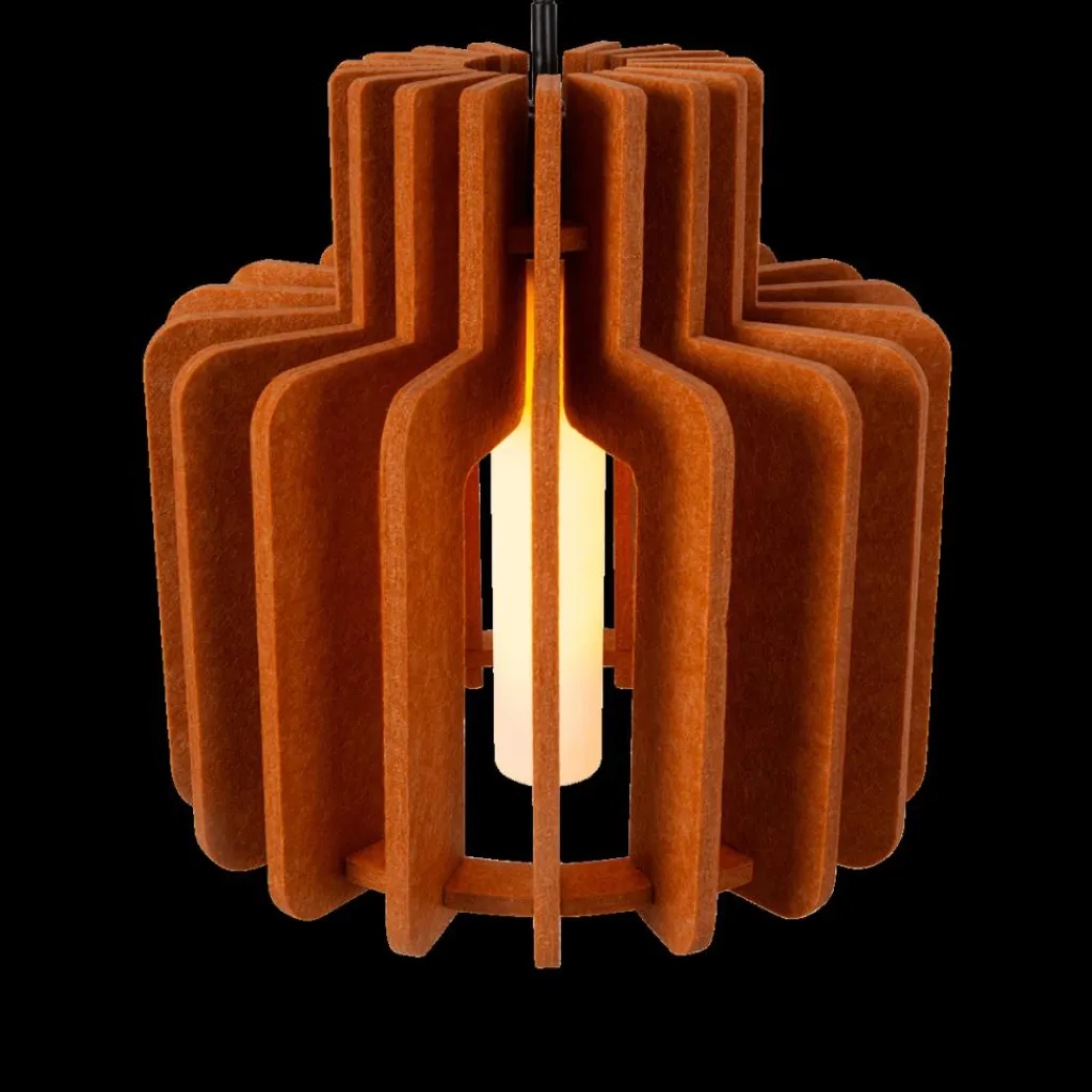 Ygo Hanglamp ROLLO 1Del. Ø40 Terracotta| Hanglampen