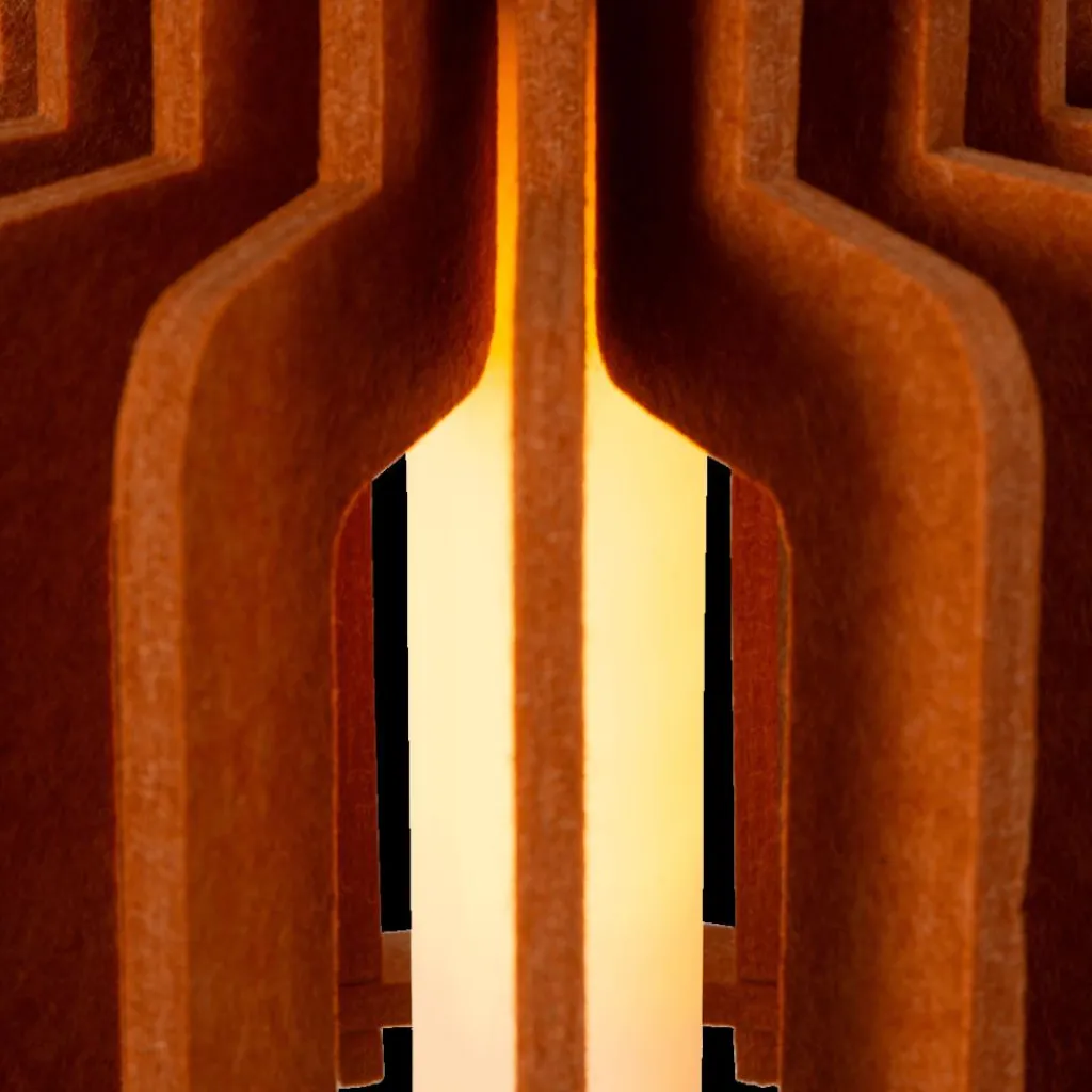 Ygo Hanglamp ROLLO 1Del. Ø40 Terracotta| Hanglampen