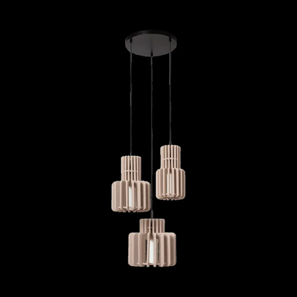 Ygo Hanglamp ROLLO 3Del. Taupe| Hanglampen