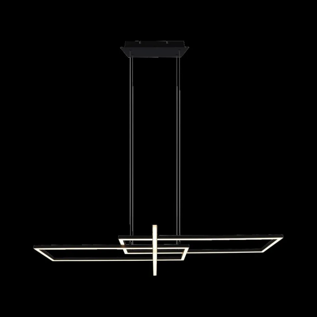 Ygo Hanglamp SALINAS Met. Mat Zwart| Hanglampen