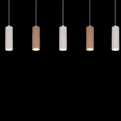 Ygo Hanglamp SOKA 5Del. Metaal Coffee| Hanglampen