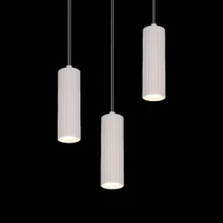 Ygo Hanglamp SOKA 3Del. Metaal Warm Grijs| Hanglampen