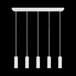Ygo Hanglamp SOKA 5Del. Metaal Wit| Hanglampen