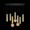 Ygo Hanglamp TABOO 7Del. Zwart/Goud| Hanglampen