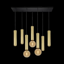 Ygo Hanglamp TABOO 7Del. Zwart/Goud| Hanglampen