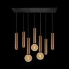 Ygo Hanglamp TABOO Zwart/Brons| Hanglampen