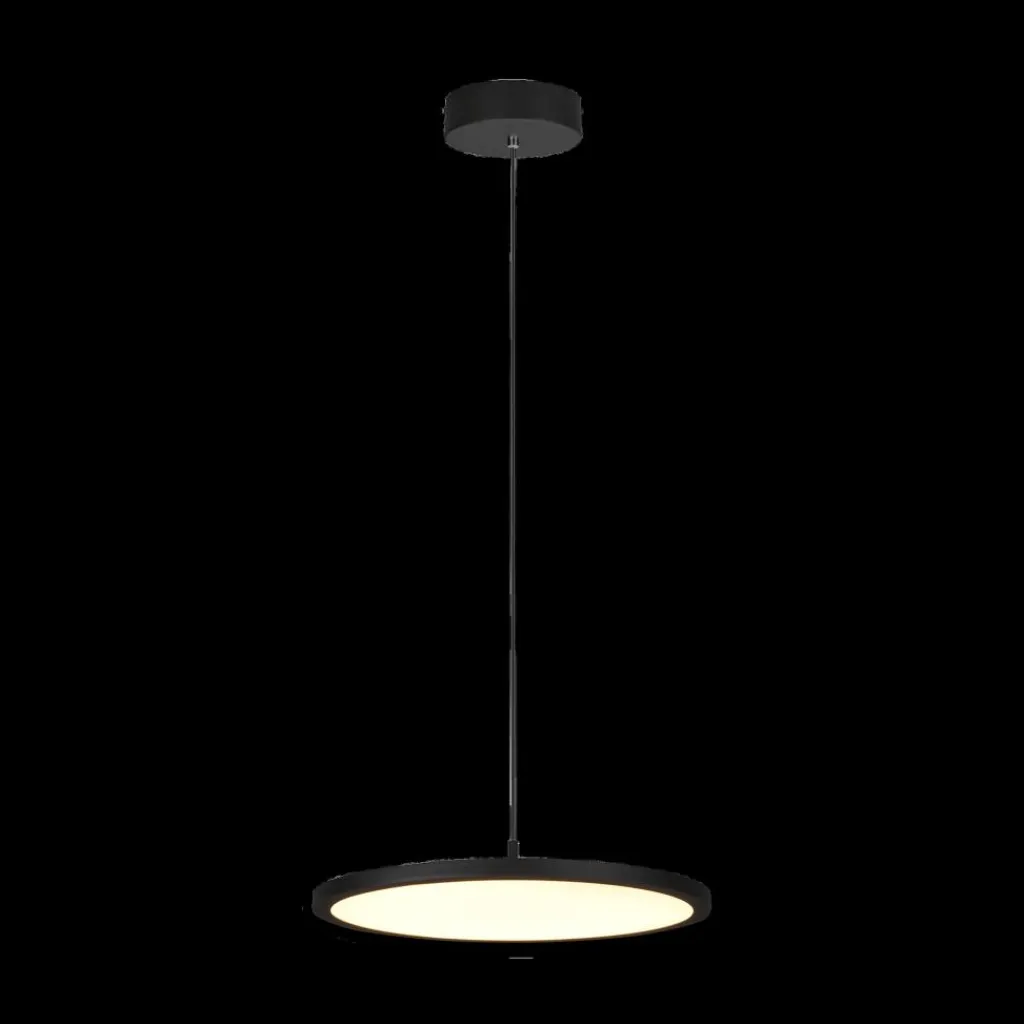 Ygo Hanglamp TRAY 1Del. Met. Mat Zwart| Hanglampen