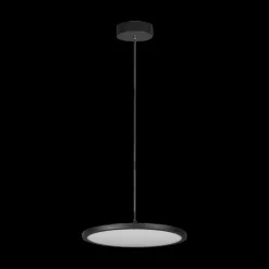 Ygo Hanglamp TRAY 1Del. Met. Mat Zwart| Hanglampen