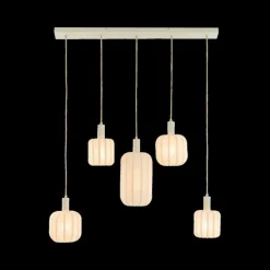 Ygo Hanglamp TUFIA 5Del. Linnen Crème| Hanglampen