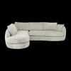 Ygo Hoeksalon ACHIEL Longchair Links Turtledove B313| Hoeksalons