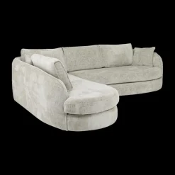 Ygo Hoeksalon ACHIEL Longchair Links Turtledove B313| Hoeksalons