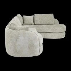 Ygo Hoeksalon ACHIEL Longchair Rechts Turtledove B313| Hoeksalons