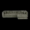 Ygo Hoeksalon AMIGO Longchair Rechts Olive B300| Hoeksalons