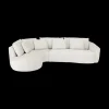 Ygo Hoeksalon ARIEL Longchair Links Barmon Coconut| Hoeksalons